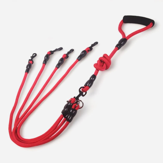 Double-Headed Nylon Rope Dog Leash - canineheavencanineheaven