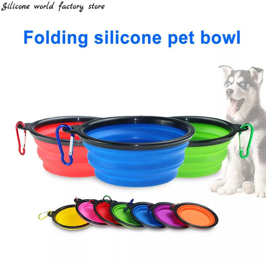 Paws & Go - 350ml Collapsible Silicone Dog Bowl - canineheavencanineheaven