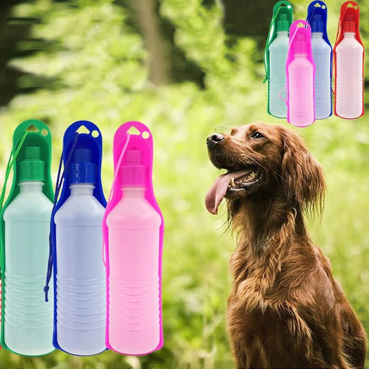 Paws & Refresh - Portable 500ml Dog Water Bottle & Bowl - canineheavencanineheaven