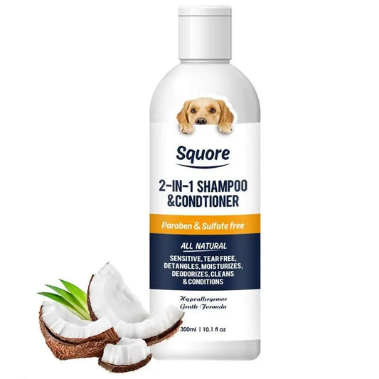 Squore - 2-in-1 Dog Shampoo and Conditioner - canineheavencanineheaven